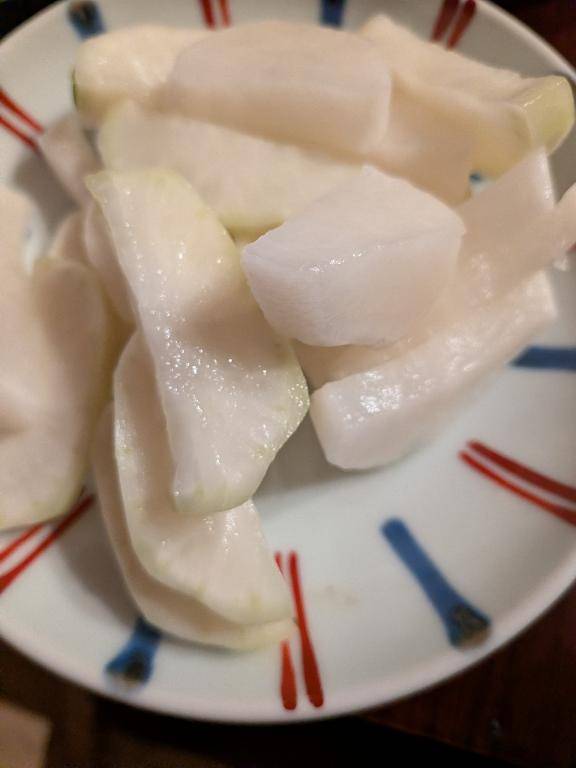 大根の漬物