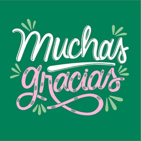 Muchas gracias！