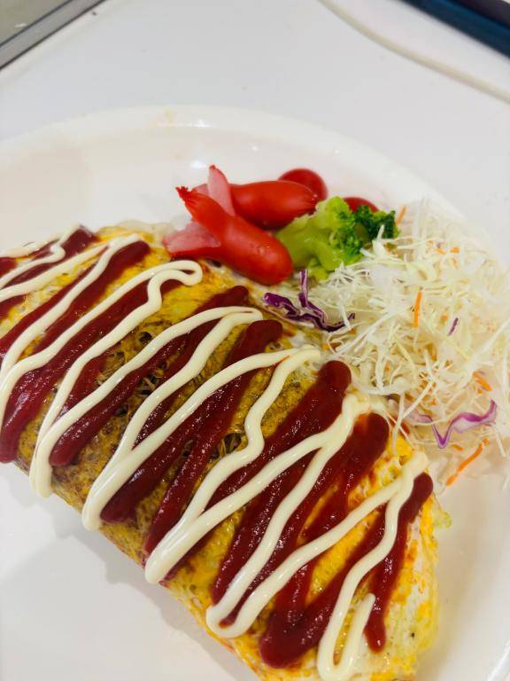オム焼きそば??