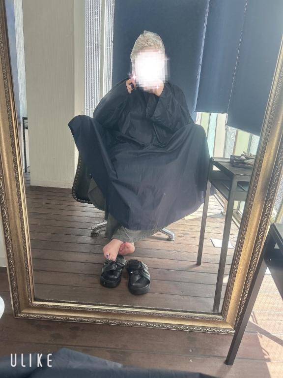 美容院中