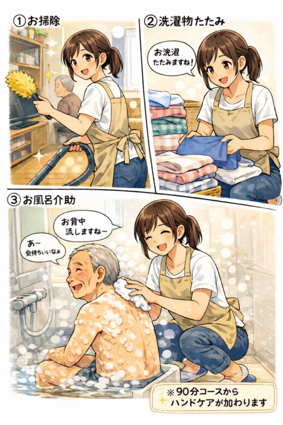 シニア介助コース（MILFLORES(ミルフローレス)）