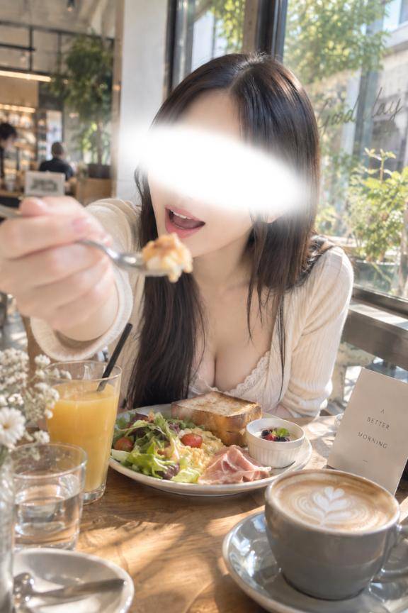 おはよ?ひとくち食べる？