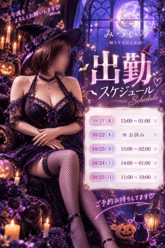 出勤予定🎃