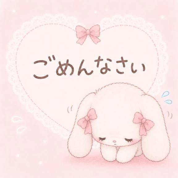 ごめんなさい💦