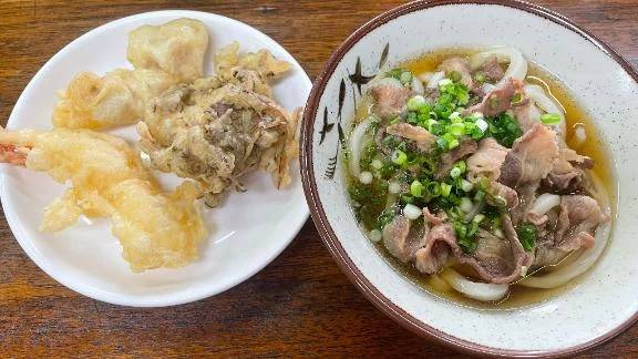 うどん食べたよ