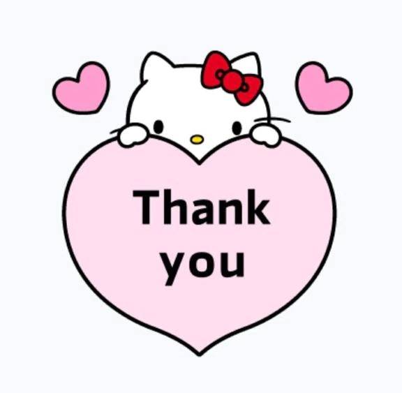 お礼💌
