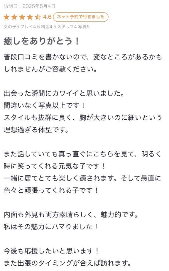 【お礼写メ日記】
