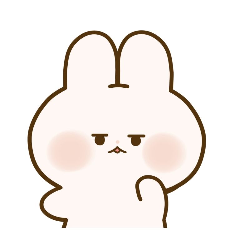 ややお疲れウサギ