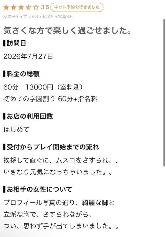 【お礼写メ日記】