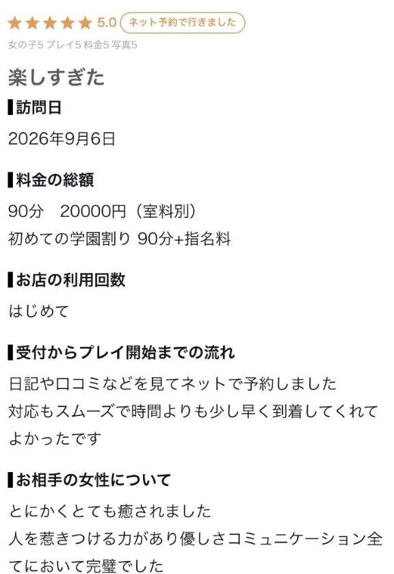 【お礼写メ日記】