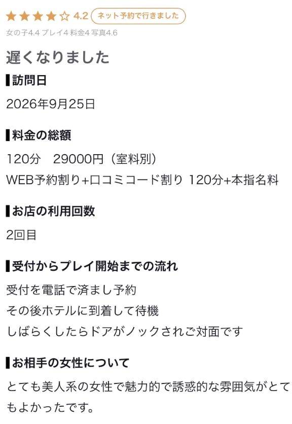 【お礼写メ日記】