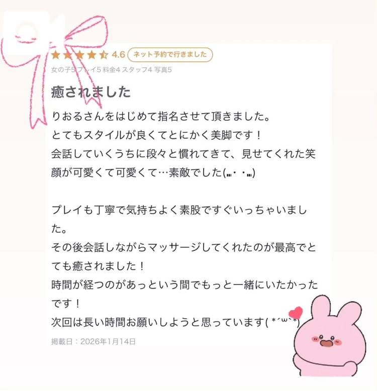 【お礼写メ日記】