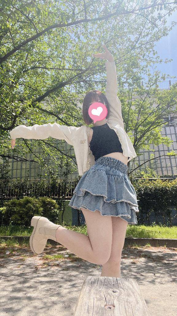 ふわふわスカートで?