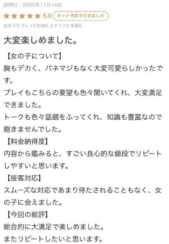 【お礼写メ日記】