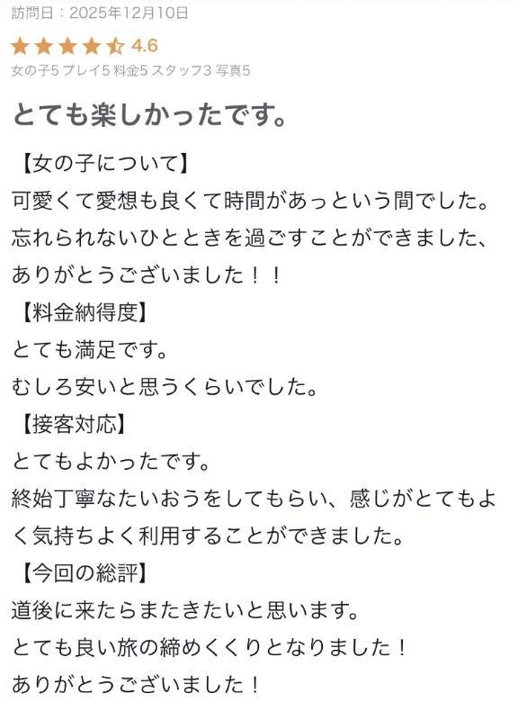 【お礼写メ日記】