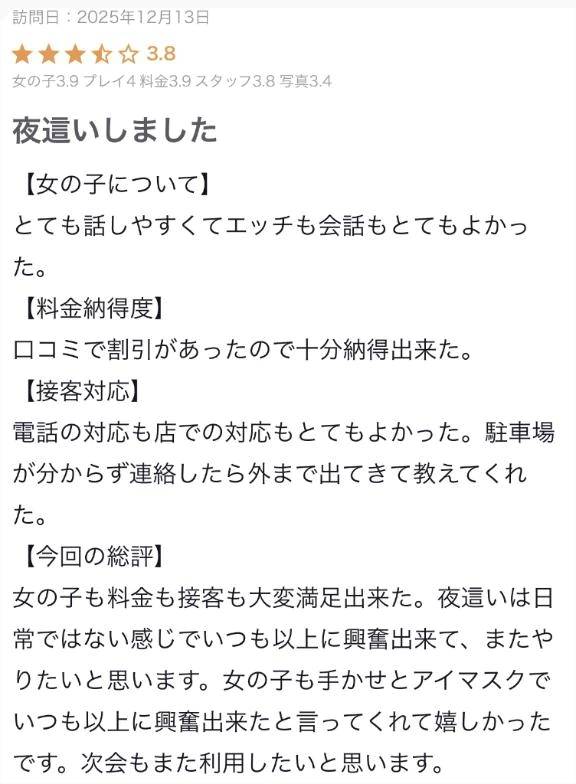 【お礼写メ日記】