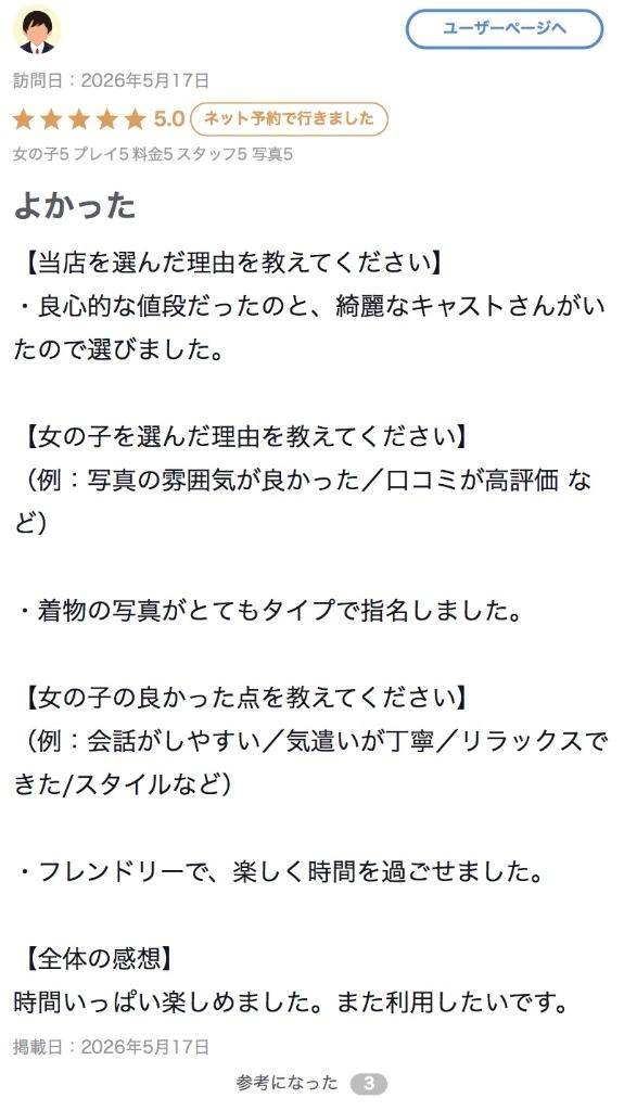 【お礼写メ日記】