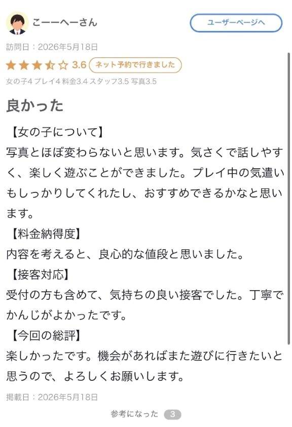 【お礼写メ日記】