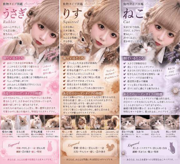 これめっちゃ私すぎる‼️🐰🐿🐱💜