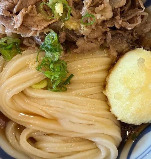 朝うどん。