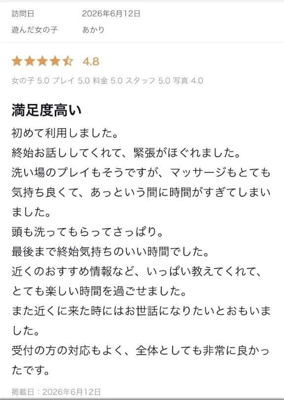 【お礼写メ日記】
