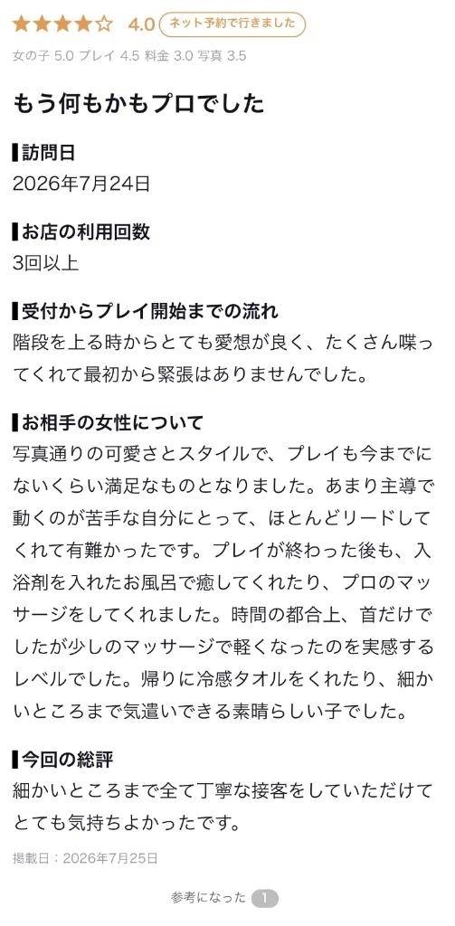 【お礼写メ日記】