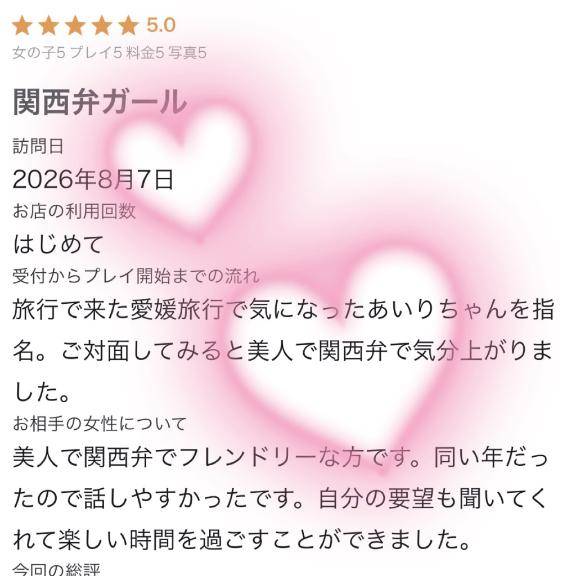 口コミありがとうね💗