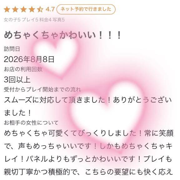口コミありがとうね💗