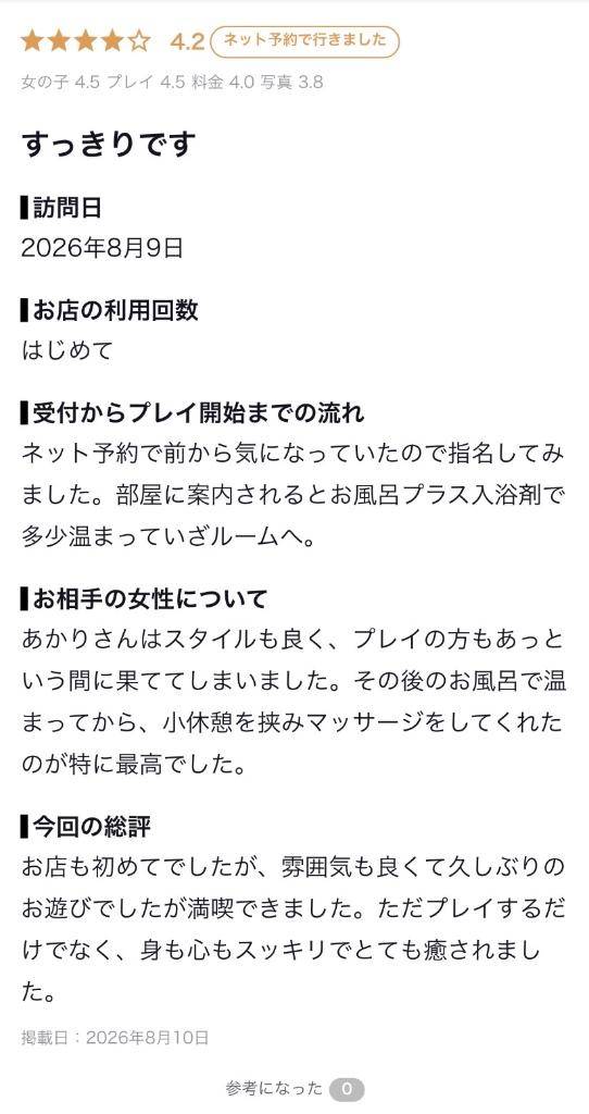 【お礼写メ日記】
