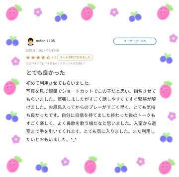 【お礼写メ日記】