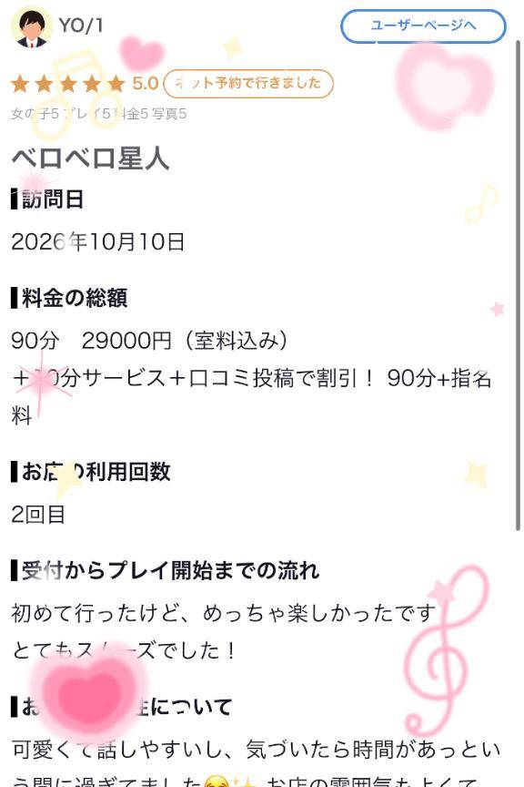 【お礼写メ日記】